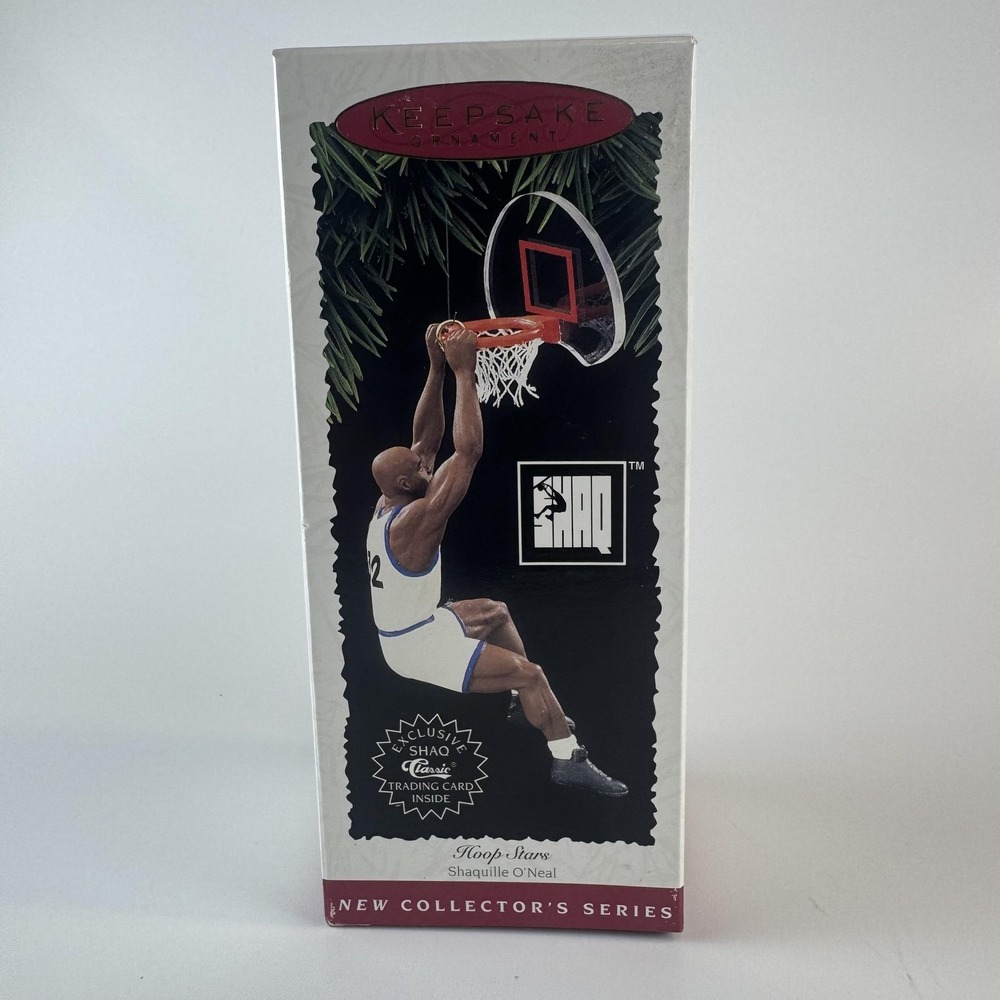 Vintage 1995 Hallmark Keepsake Hoop Stars Shaquille O'Neal Ornament QX5517 NBA